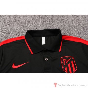 Maglia Polo Atletico Madrid 2020/2021 Nero