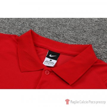 Maglia Polo Barcellona 22-23 Rosso