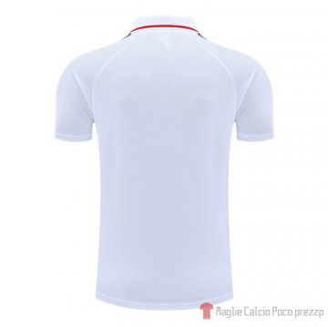 Maglia Polo Bayern Munich 22-23 Bianco