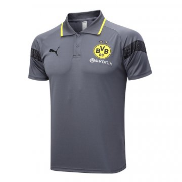 Maglia Polo Del Borussia Dortmund 23-24 Gris Maglia Polo Del Borussia Dortmund 23-24 Gris