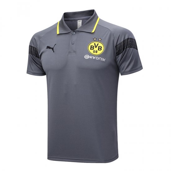 Maglia Polo Del Borussia Dortmund 23-24 Gris - Clicca l'immagine per chiudere