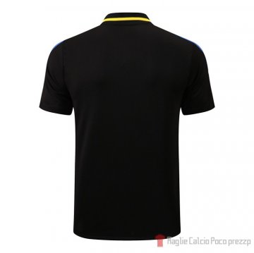 Maglia Polo Manchester United 22-23 Negro