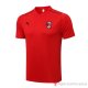 Maglia Polo Del Milan 2021-22 Rojo