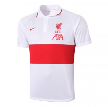 Maglia Polo Liverpool 20-21 Bianco Maglia Polo Liverpool 20-21 Bianco