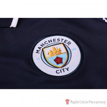 Maglia Polo Manchester City 2020-21 Blu