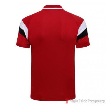 Maglia Polo Manchester United 2021-22 Rosso