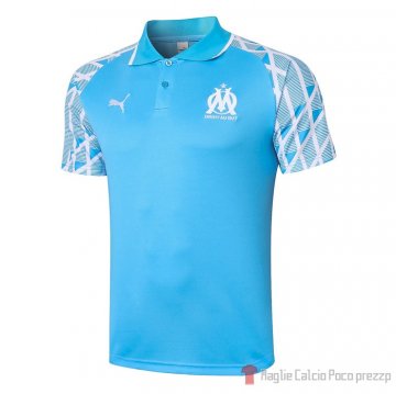 Maglia Polo Marsiglia 2020-2021 Blu