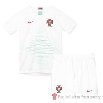 Maglia Portogallo Away Bambino 2018 Maglia Portogallo Away Bambino 2018
