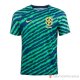 Maglia Pre Partido Del Brasileee 2022 Verde