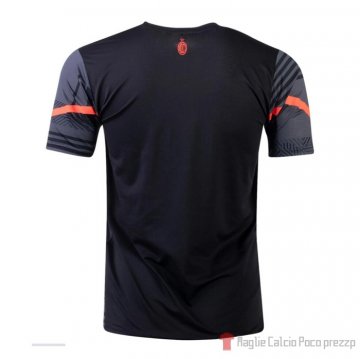 Maglia Pre Partido Del Milan 2022 Nero