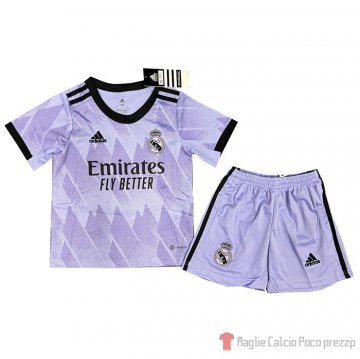 Maglia Real Madrid Away Bambino 22-23 Maglia Real Madrid Away Bambino 22-23