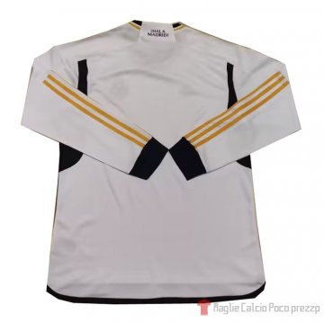 Maglia Real Madrid Home Maniche Lunghe 23-24