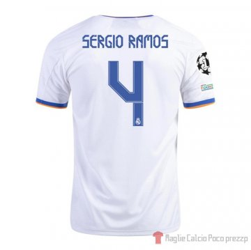 Maglia Real Madrid Giocatore Sergio Ramos Home 21-22 Maglia Real Madrid Giocatore Sergio Ramos Home 21-22