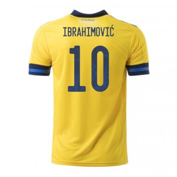 Maglia Svezia Giocatore Ibrahimovic Home 2020