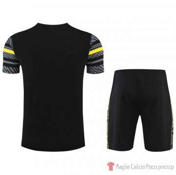 Tuta Da Track Borussia Dortmund Manica Corta 22-23 Grigio - Pantalon Corto