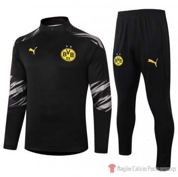 Tuta Da Track Felpa Borussia Dortmund 20-21 Nero Tuta Da Track Felpa Borussia Dortmund 20-21 Nero