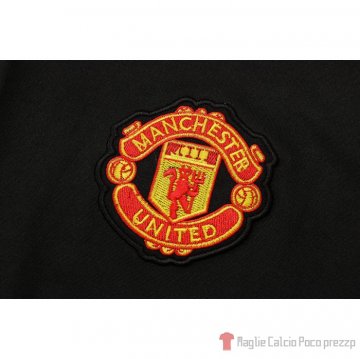 Tuta Da Track Felpa Manchester United Ucl 21-22 Nero