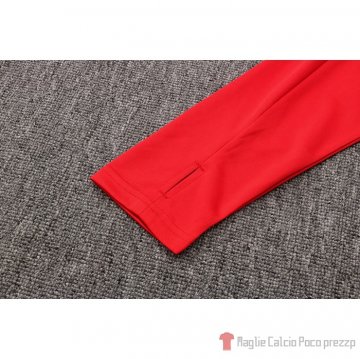 Tuta Da Track Felpa Manchester United Ucl 21-22 Rosso