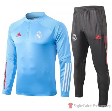 Tuta Da Track Felpa Real Madrid Bambino 20-21 Blu Tuta Da Track Felpa Real Madrid Bambino 20-21 Blu