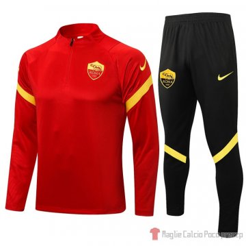 Tuta Da Track Felpa Roma 21-22 Rosso Tuta Da Track Felpa Roma 21-22 Rosso