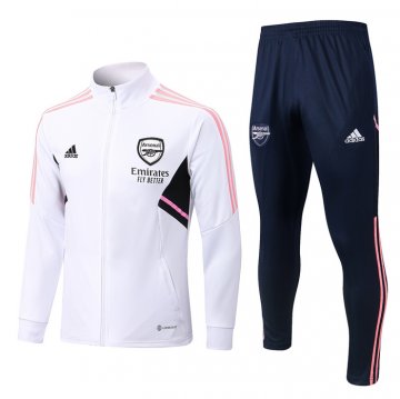 Tuta Da Track Giacca Arsenal 22-23 Bianco Tuta Da Track Giacca Arsenal 22-23 Bianco