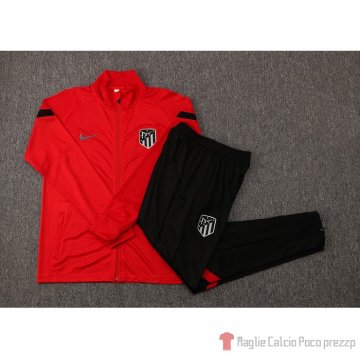 Tuta Da Track Giacca Atletico Madrid 2021-22 Rosso