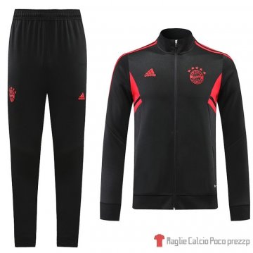 Tuta Da Track Giacca Bayern Munich 2022-23 Nero Tuta Da Track Giacca Bayern Munich 2022-23 Nero