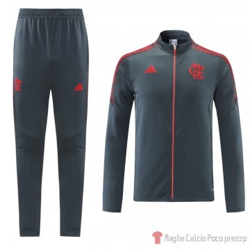 Tuta Da Track Giacca Flamengo 21-22 Grigio Tuta Da Track Giacca Flamengo 21-22 Grigio