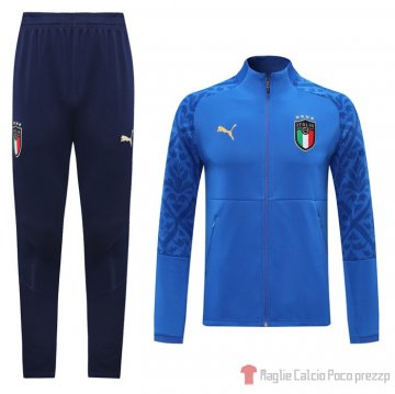 Tuta Da Track Giacca Italia 2020-2021 Blu Tuta Da Track Giacca Italia 2020-2021 Blu