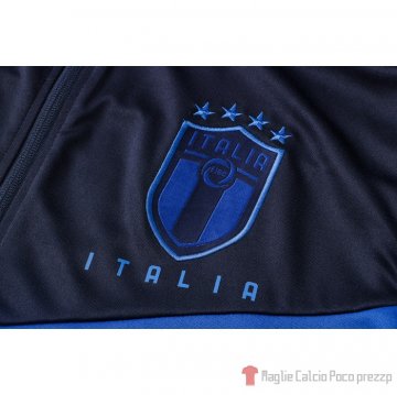 Tuta Da Track Giacca Italia 2021-22 Blu