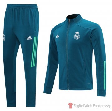 Tuta Da Track Giacca Real Madrid 2020-21 Blu