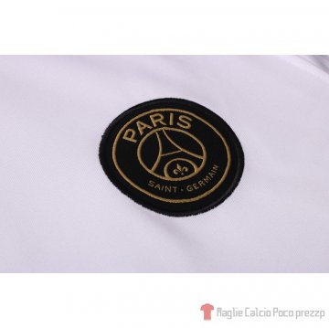 Tuta Da Track Paris Saint-germain Manica Corta 2020-2021 Bianco