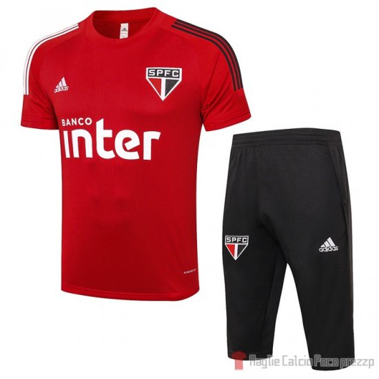 Tuta Da Track Sao Paulo Manica Corta 2020-21 Rosso - Clicca l'immagine per chiudere