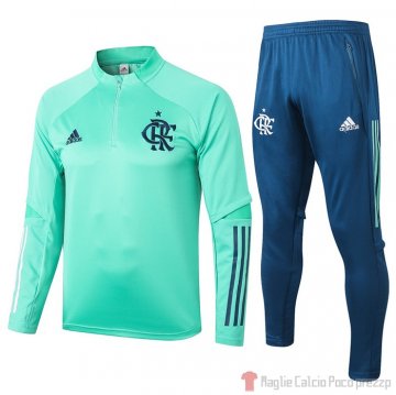 Tuta da Track Felpa Flamengo 2020/2021 Verde Tuta da Track Felpa Flamengo 2020/2021 Verde