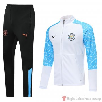 Tuta da Track Giacca Manchester City 2020/2021 Bianco