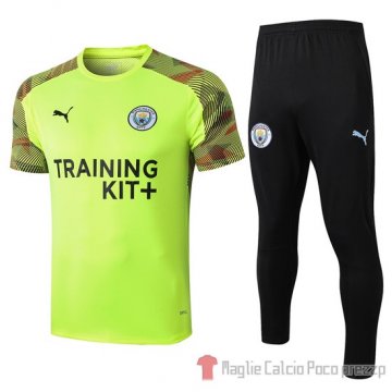 Tuta da Track Manchester City Manica Corta 2019/2020 Verde