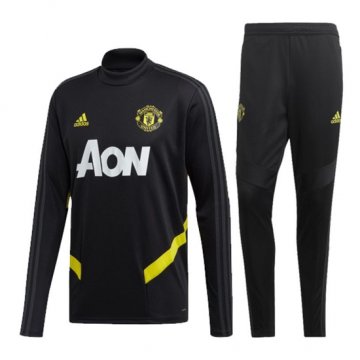 Tuta da Track Manchester United 2019/2020 Nero e Giallo Tuta da Track Manchester United 2019/2020 Nero e Giallo