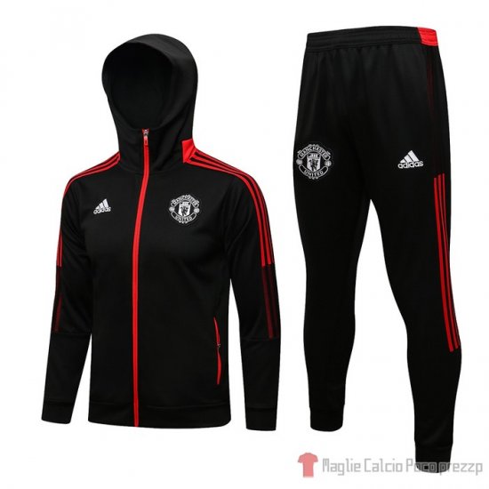 Tuta da Track Manchester United 2021-22 Negro - Clicca l'immagine per chiudere