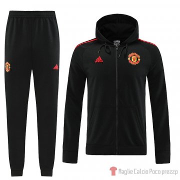 Chandal Con Capucha Del Manchester United 22-23 Negro Chandal Con Capucha Del Manchester United 22-23 Negro