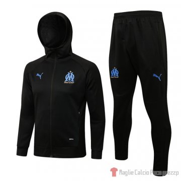 Tuta da Track Olympique Marsella 2021-22 Negro Tuta da Track Olympique Marsella 2021-22 Negro