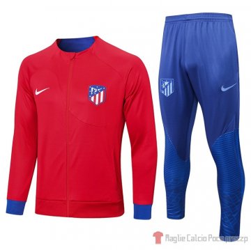 Tuta da Track Giacca Atletico Madrid 2022-23 Rojo