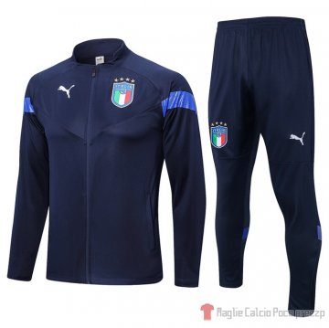 Tuta Giacca Italia 22-23 Azul Oscuro Tuta Giacca Italia 22-23 Azul Oscuro
