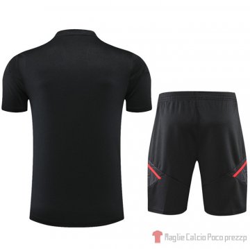 Chandal Del Bayern Munich Manica Corta 2022-2023 Negro - Pantalon Corto