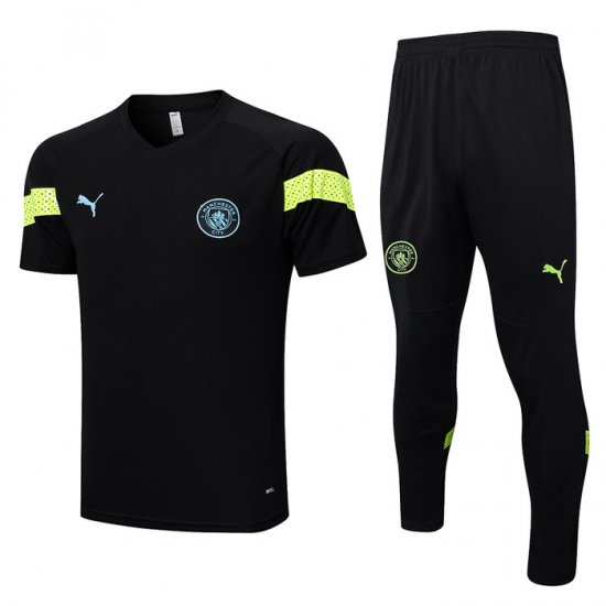 Chandal Del Manchester City Manica Corta 2022-23 Negro - Clicca l'immagine per chiudere
