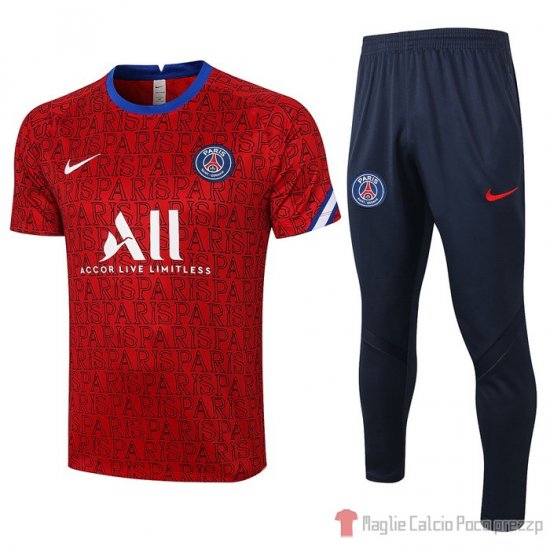 Tuta da track Paris Saint-germain Manica Corta 20-21 Rojo - Clicca l'immagine per chiudere