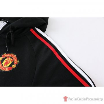 Chaqueta Con Capucha Del Manchester United 22-23 Negro