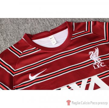 Tuta Da Track Felpa Liverpool 2021-22 Rojo