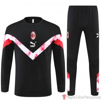 Felpa Della Tuta Milan 2022 Negro Felpa Della Tuta Milan 2022 Negro