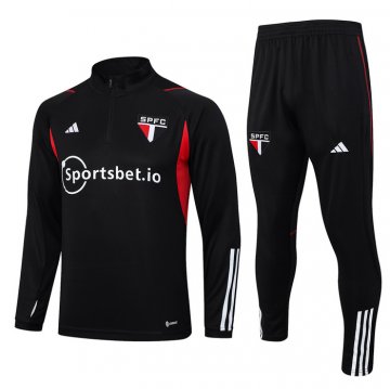 Felpa Della Tuta Sao Paulo 23-24 Negro Felpa Della Tuta Sao Paulo 23-24 Negro