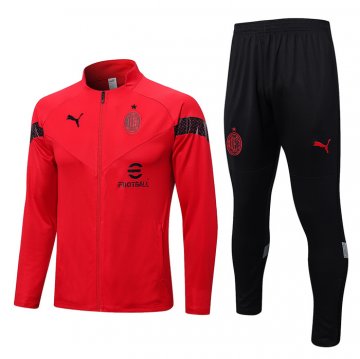 Giacca Della Tuta Milan 2022-2023 Rojo Giacca Della Tuta Milan 2022-2023 Rojo
